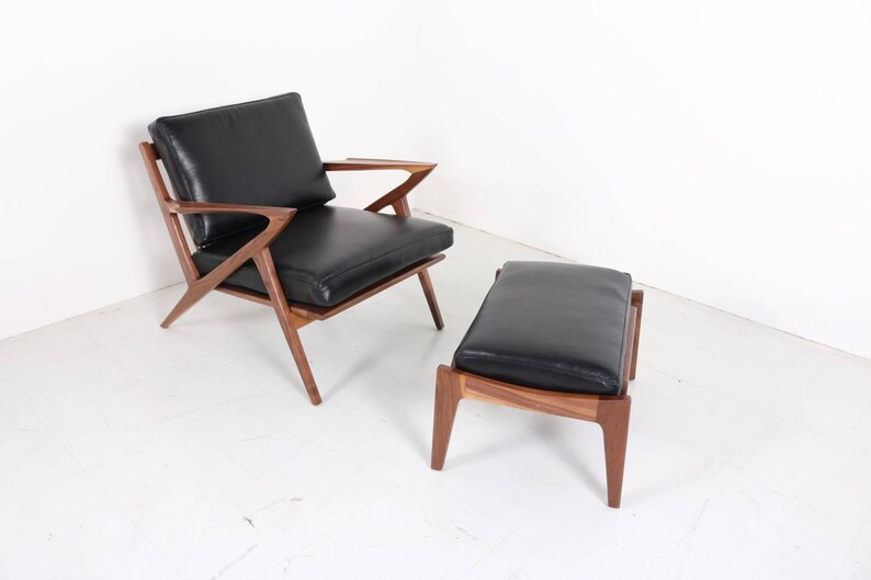 Mid Century Selig Style Z Chair