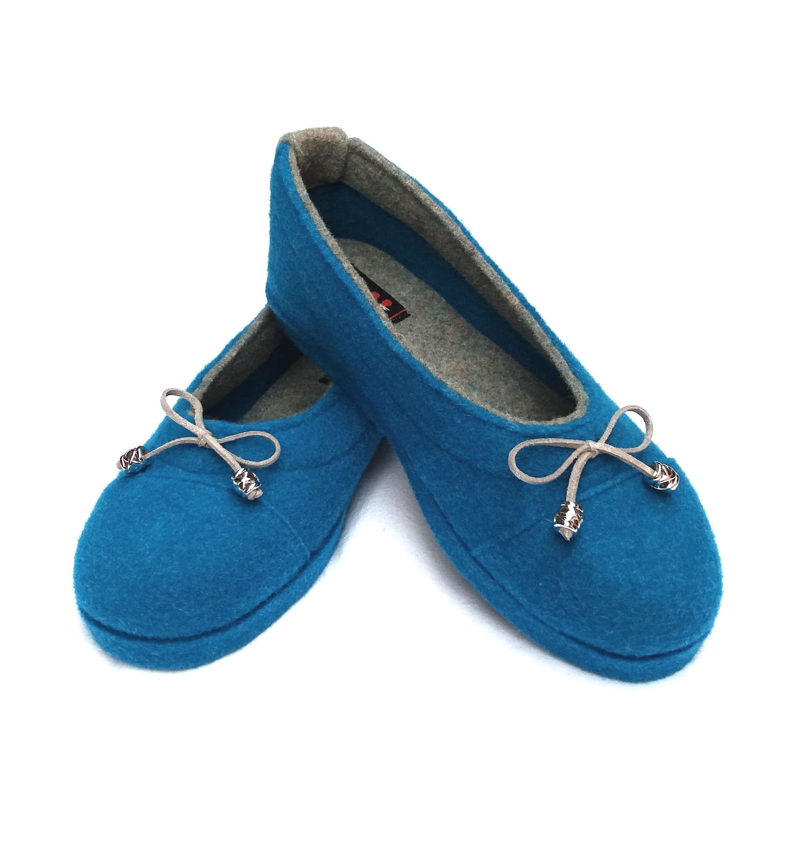 wool felt warm ballet flat barona