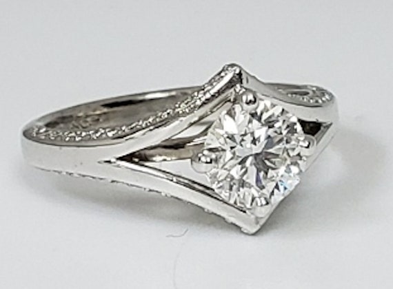 Hearts on Fire 1.03ct H,VS-2 Round Diamond Ring  FREE SHIPPING!!!!