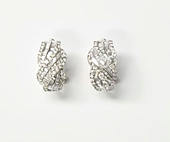 18k White gold Diamond Earrings