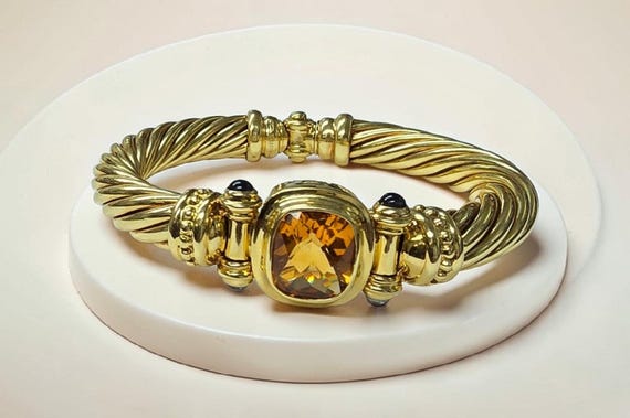 18k Yellow Gold David Yurman Cable Bracelet