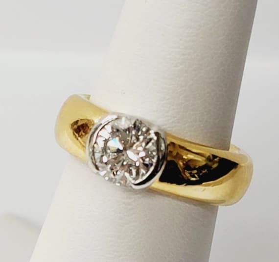 Authentic Tiffany & Co Diamond Solitaire Ring Round 1.01ct F, VS-1