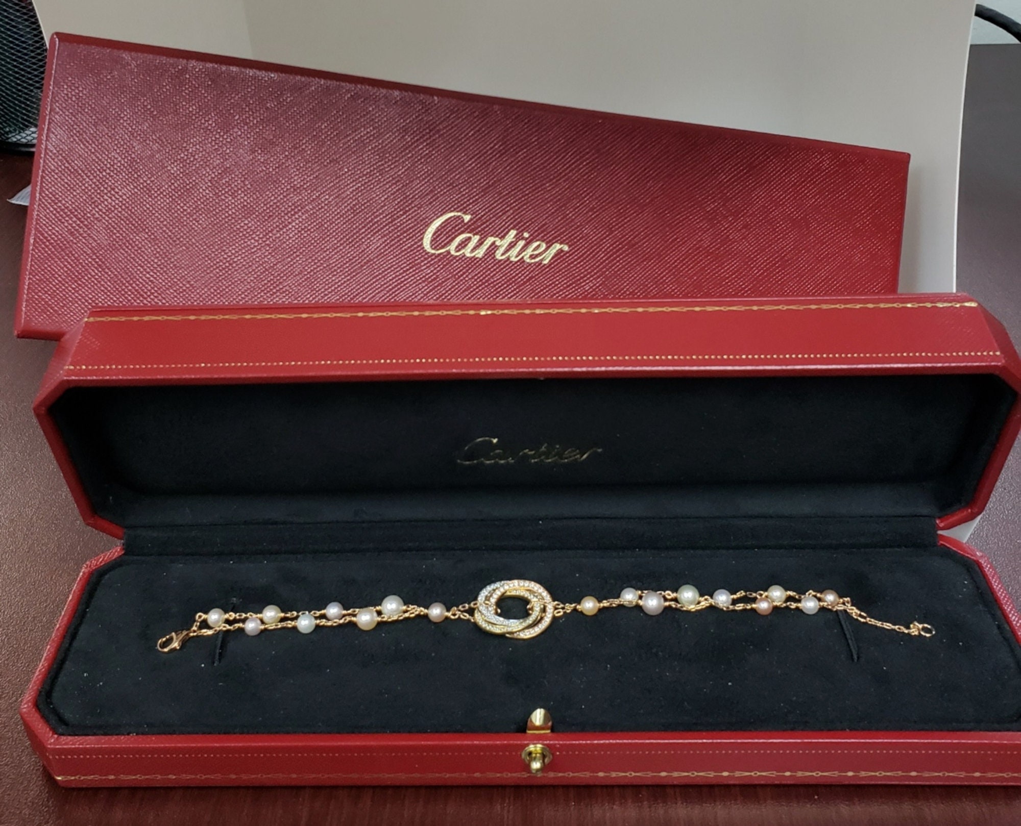 cartier trinity bracelet box