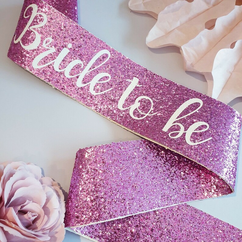 vintage bride to be sash
