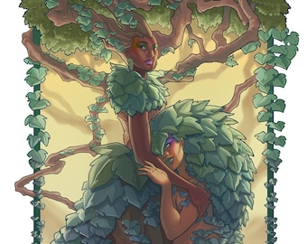 Ivy and Oak Art Print