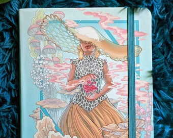 Mushroom Queen Journal Sketchbook A5