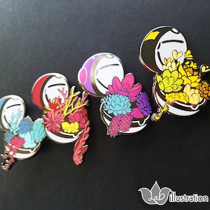 Pokeball Succlent Enamel Pins