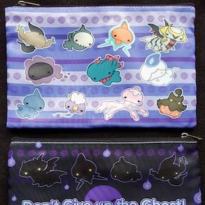 Ghost Type - Cosmetic Bag