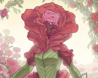 Rose Queen Art Print