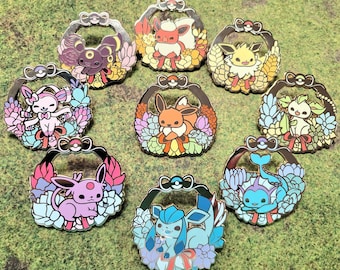 2.5 inch Succulent Wreath Hard Enamel Pins