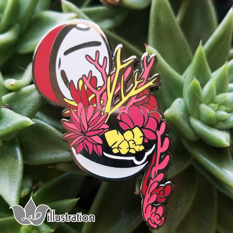 Pokeball Succlent Enamel Pins image 3