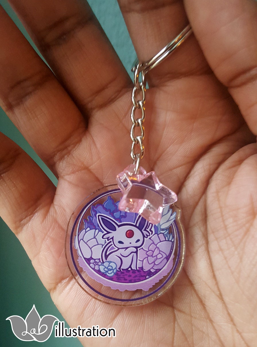 Espeon Terrarium DOUBLE SIDED Charm