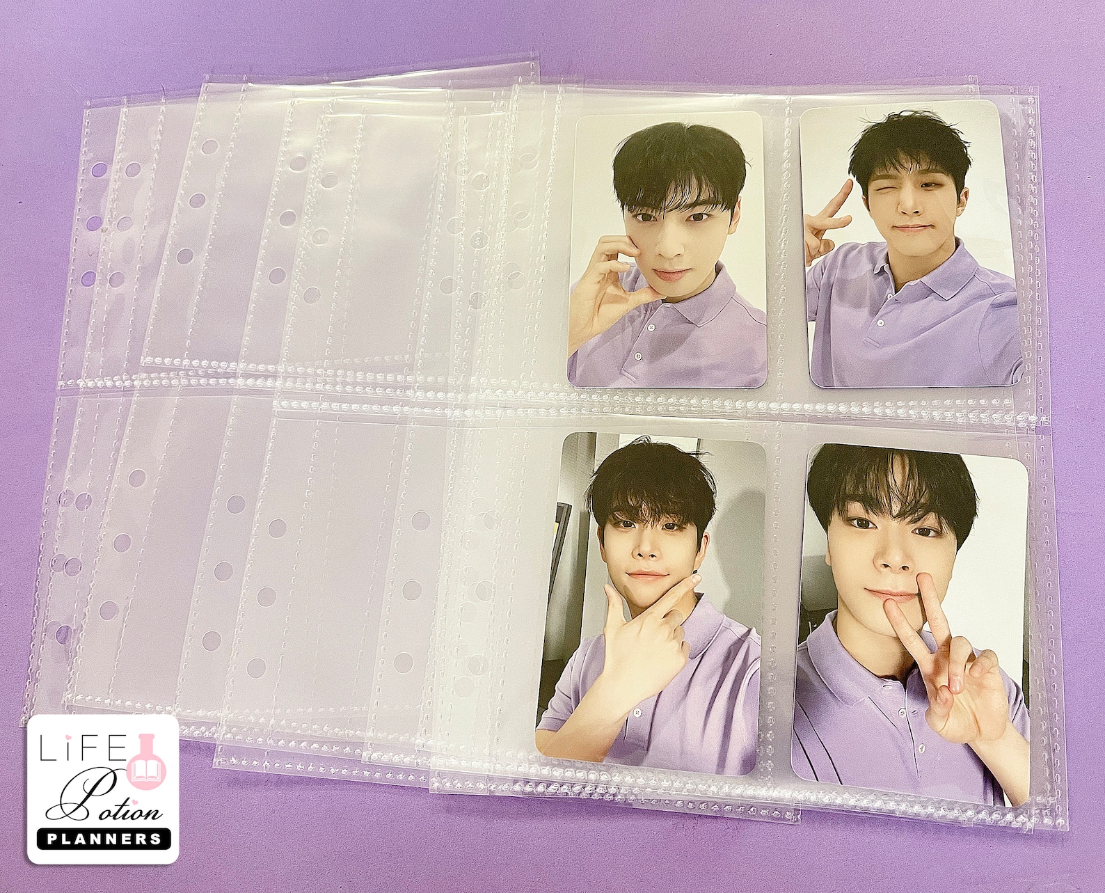 A5 Binder Sleeves for Kpop PHOTOCARDS / TRADING CARDS Etsy