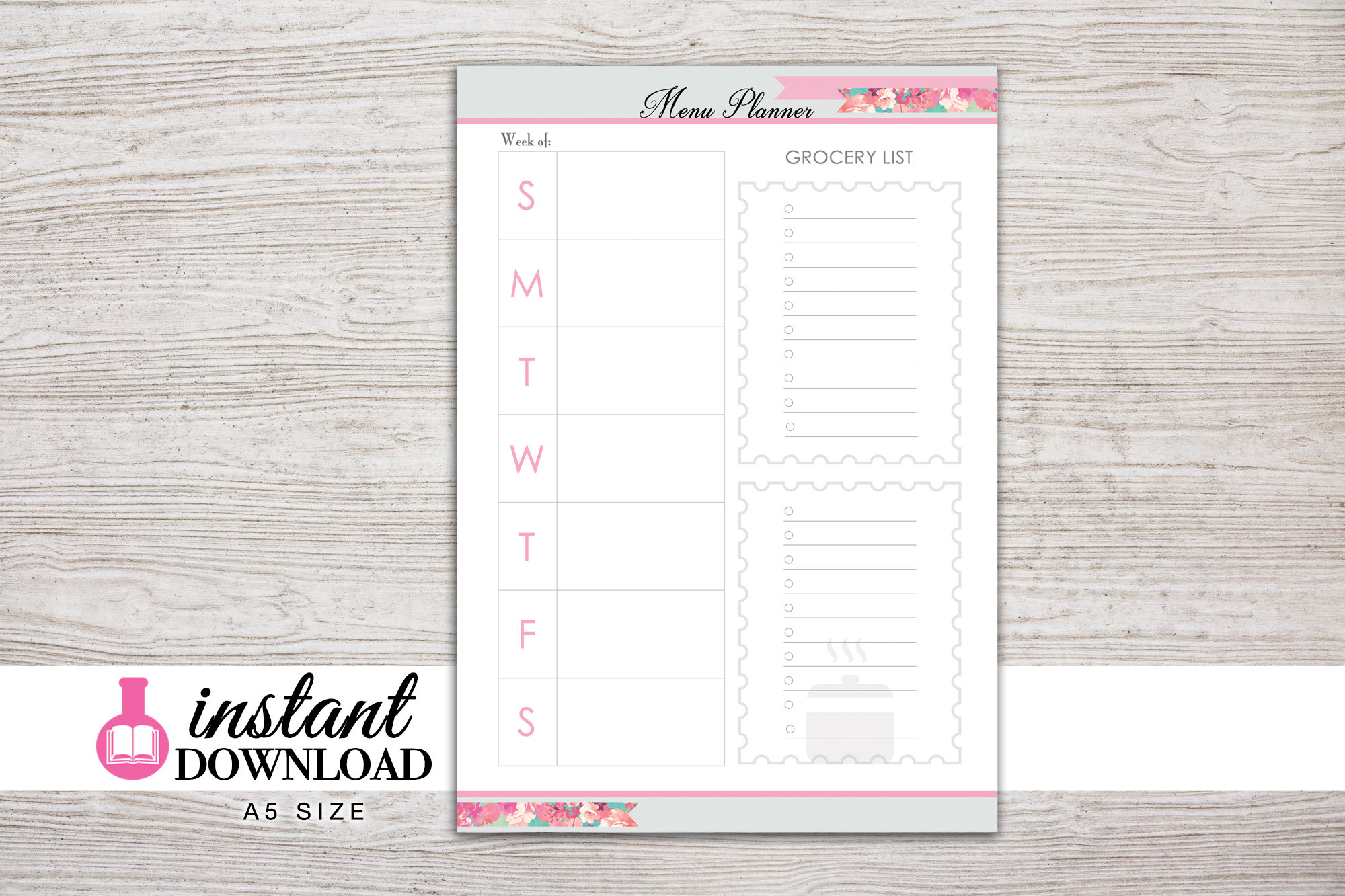 Calendars & Planners Shopping List A5 Printed Planner Inserts Kikki K