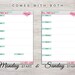 A5 Planner Printable Week on 1 Page With Notes Page - Etsy