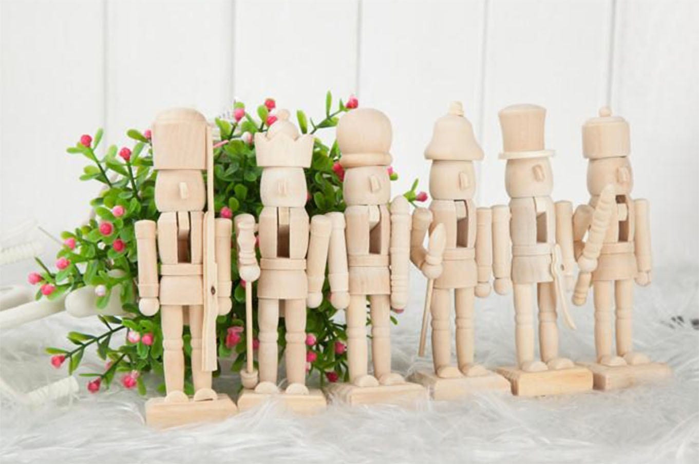 DIY wooden nutcracker kit set 6 in 1 Etsy