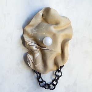 Modern organic Ceramic wall sconce, Sculptural ceramic wall light, ceramic lighting, unique wall light,marbled ceramic wall light,Art sconce