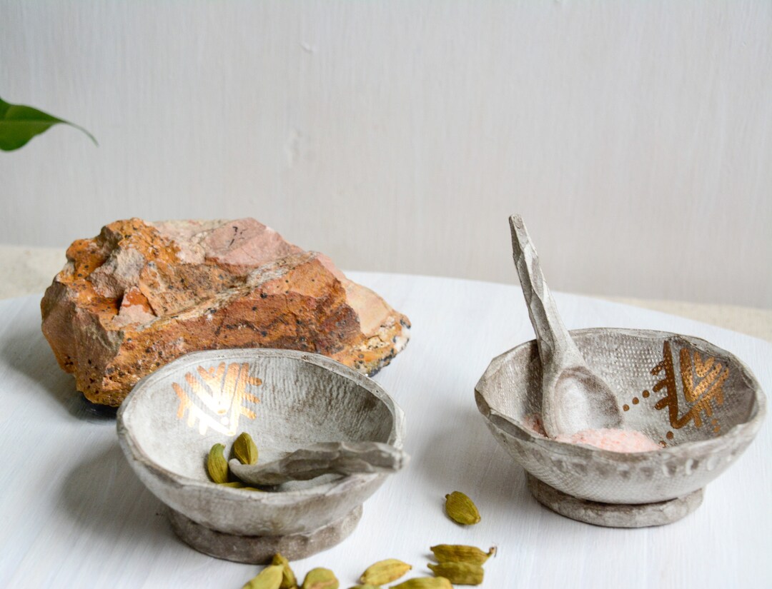 Salt Cellar. Ceramic Salt Cellar Rustic Stoneware Bowl and Etsy