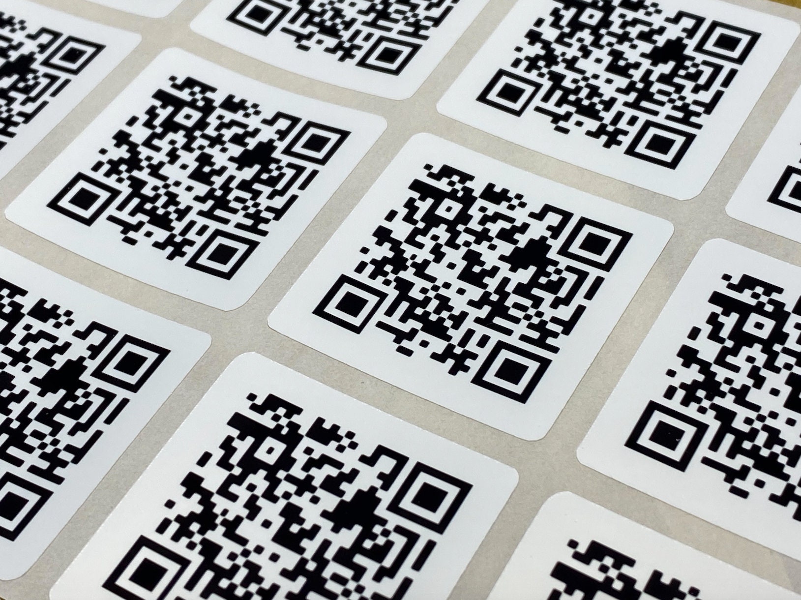 Printable Qr Code Stickers