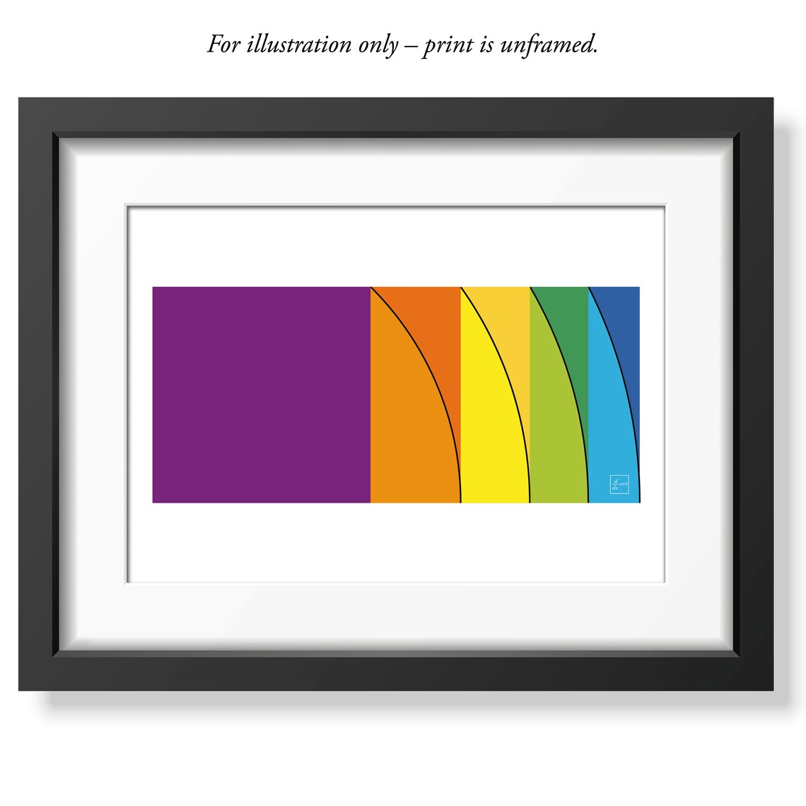 Dynamic Rectangles No. 1 [A4/A3 Size Fine Art Print] - Etsy