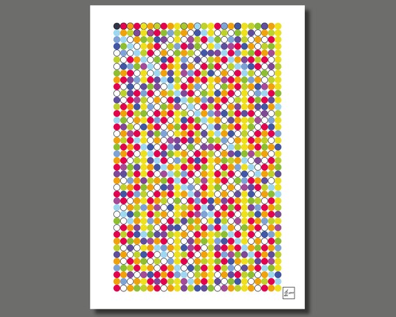 Colorful Numbers 0 To 1000