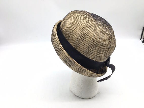 Vtg Dachettes By Lilly Dache Woven Straw Coctail … - image 4