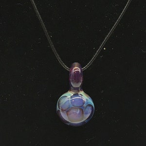 Handblown Glass Pendant Necklace
