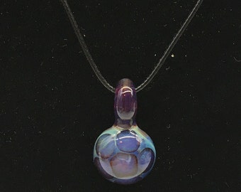 Handblown Glass Pendant Necklace