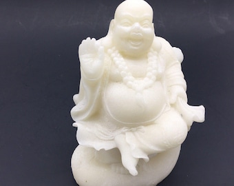 Vtg 5.25 Vitarka Mudra Buddha Meditation Statue Knowledge Love Smiling Resin