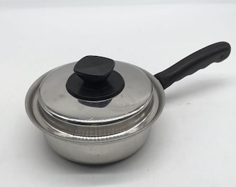 Vita Craft #5200 1 Qt Premium Nicronium Stainless Steel Pot W/ Lid 5 Ply VTG USA