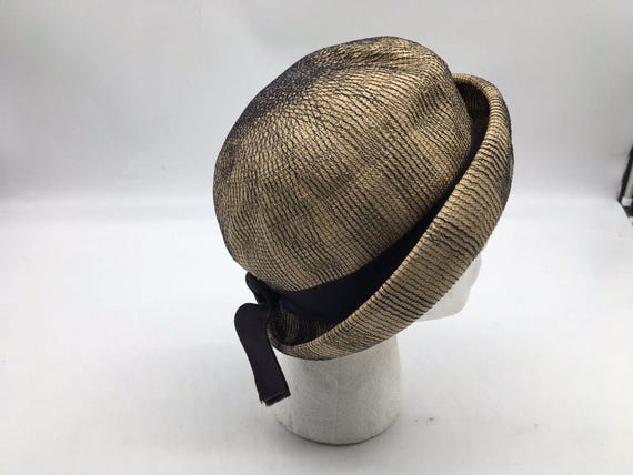 Vtg Dachettes By Lilly Dache Woven Straw Coctail … - image 2