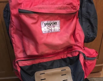 Jansport External Frame Hiking Backpack Vintage Large Red - Etsy Jansport External Frame Hiking Backpack Vintage Large Red - Etsy