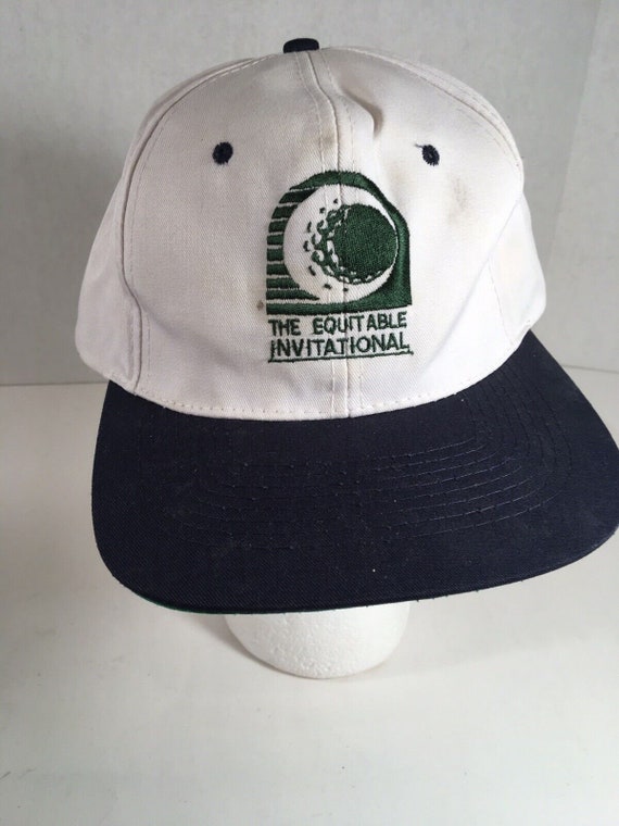Vtg The Equitable Invitational Golf SnapBack Hat