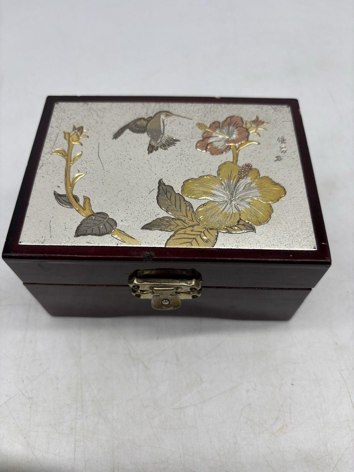 The Chokin Collection ラッカー ジュエリーボックス Chokin Jewelry Box - Etsy