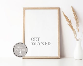 Salon decor wall art poster print | beautician beauty room poster | printable salon wall art | beauty room decor | instant download