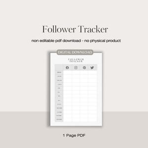 Follower tracker | social media follower tracker | social media tracker | followers tracker | social media track | social media planning