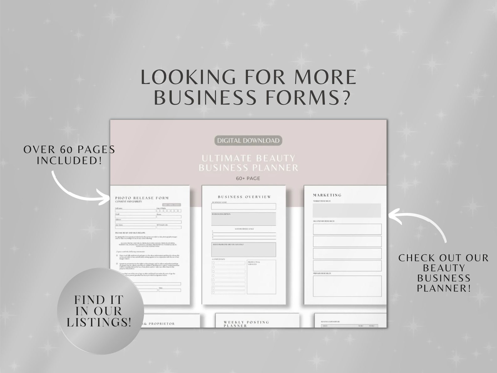 Salon Photo Release Printable Form | Beauty Photography Release Form ...