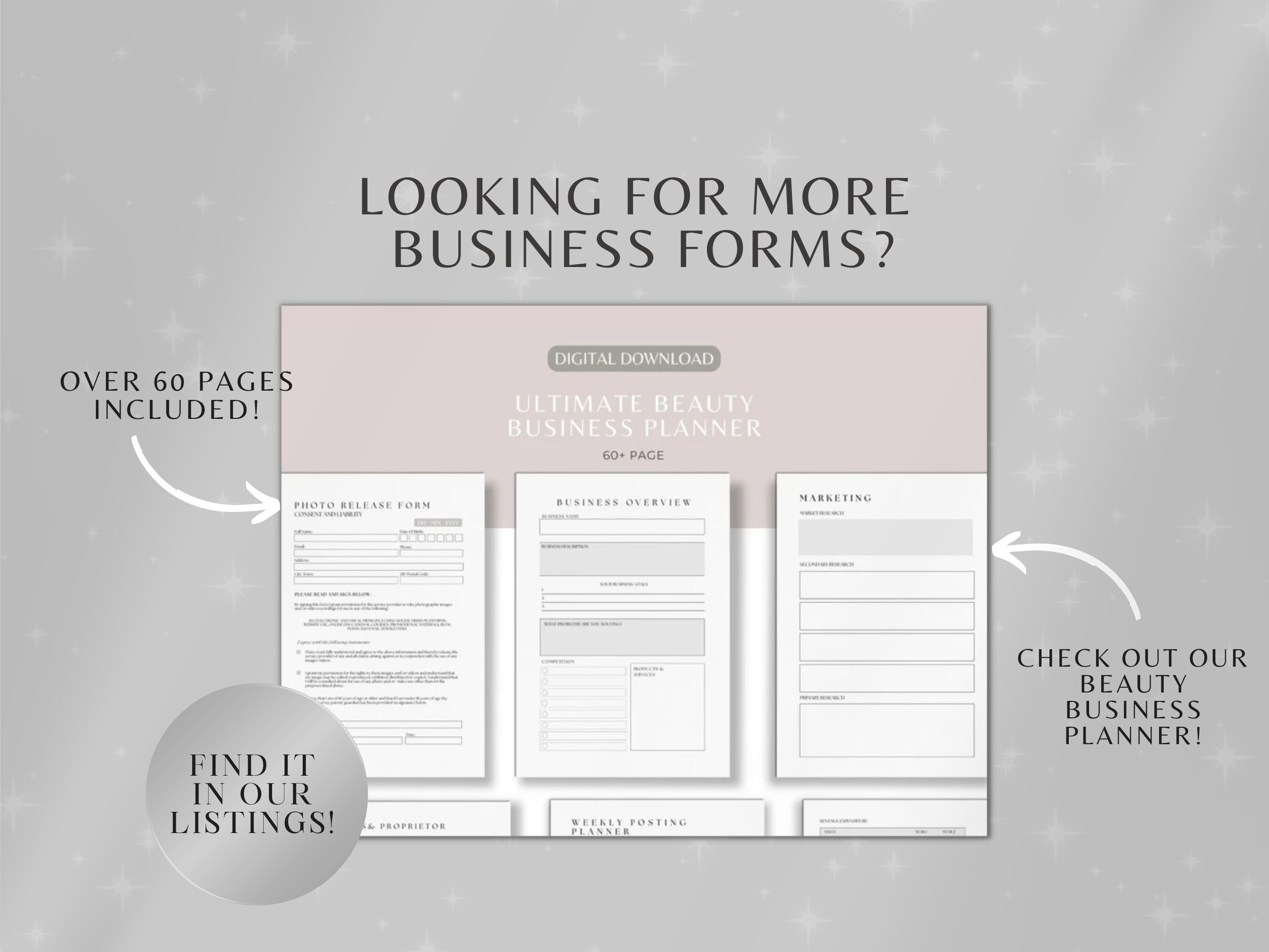 Salon Photo Release Printable Form | Beauty Photography Release Form ...