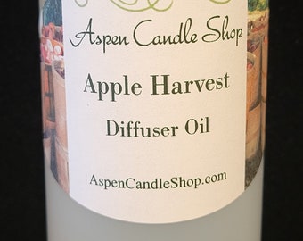 Reed Diffuser Fragrance Oil's 8 oz Refill - APPLE HARVEST -Free Shipping!