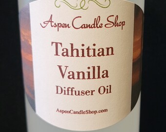 Tahitian Vanilla Reed Diffuser Oil Refill - 8 oz, Free Shipping!
