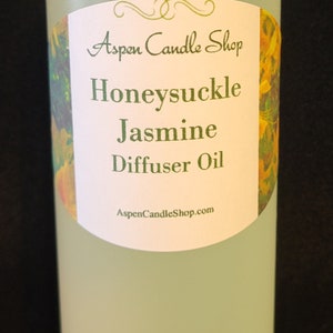 Reed Diffuser Fragrance Oil's 8 oz Refill - HONEYSUCKLE JASMINE  - Free Shipping!