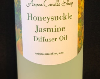 Reed Diffuser Fragrance Oil's 8 oz Refill - HONEYSUCKLE JASMINE  - Free Shipping!