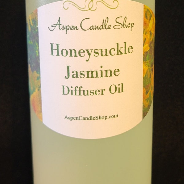 Reed Diffuser Fragrance Oil's 8 oz Refill - HONEYSUCKLE JASMINE  - Free Shipping!