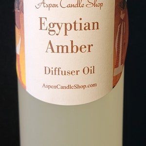 Reed Diffuser Fragrance Oil's 8 oz Refill - Egyptian Amber  - Free Shipping!