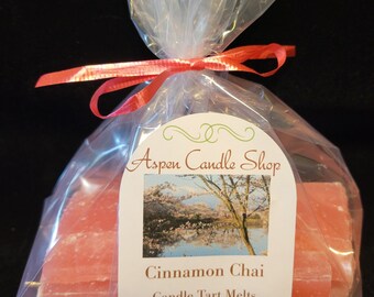 Tart Melts - CINNAMON CHAI  - 6 oz - (Clam Shells are only 2- 3 oz's) - scented candle - Free Shipping!