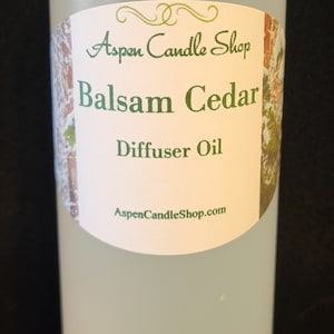 Reed Diffuser Fragrance Oil&#39;s 8 oz Refill - BALSAM CEDAR  - Free Shipping!