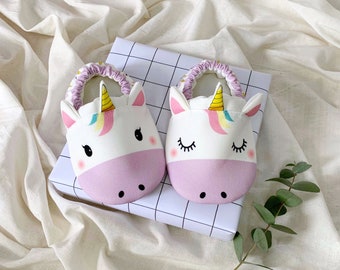 Unicorn Baby Booties | Soft Soles Baby Shoes | Crib Shoes