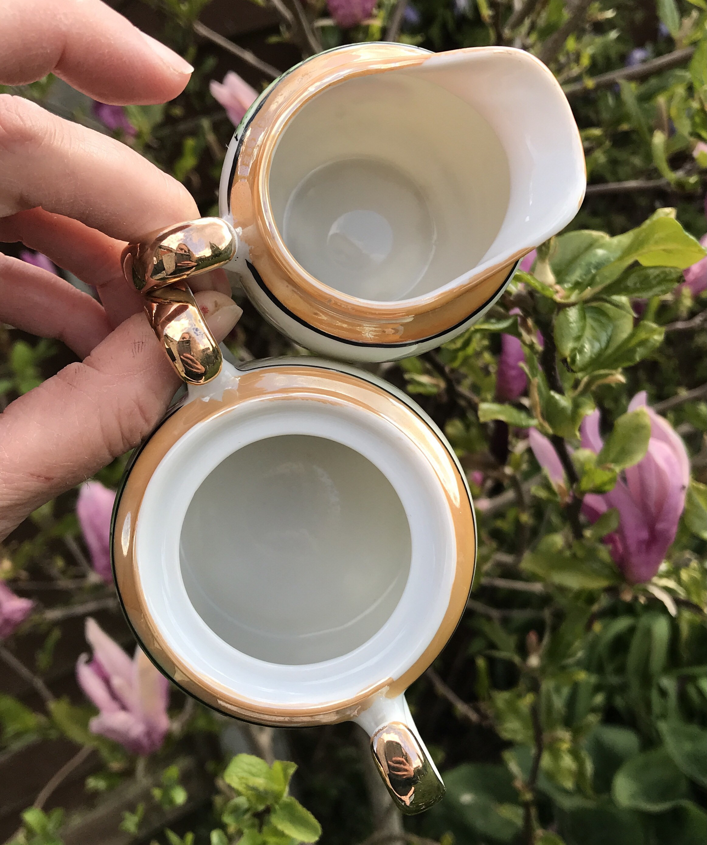 Japanese Tea Set Hand Painted Eggshell China Klimax Made in Etsy