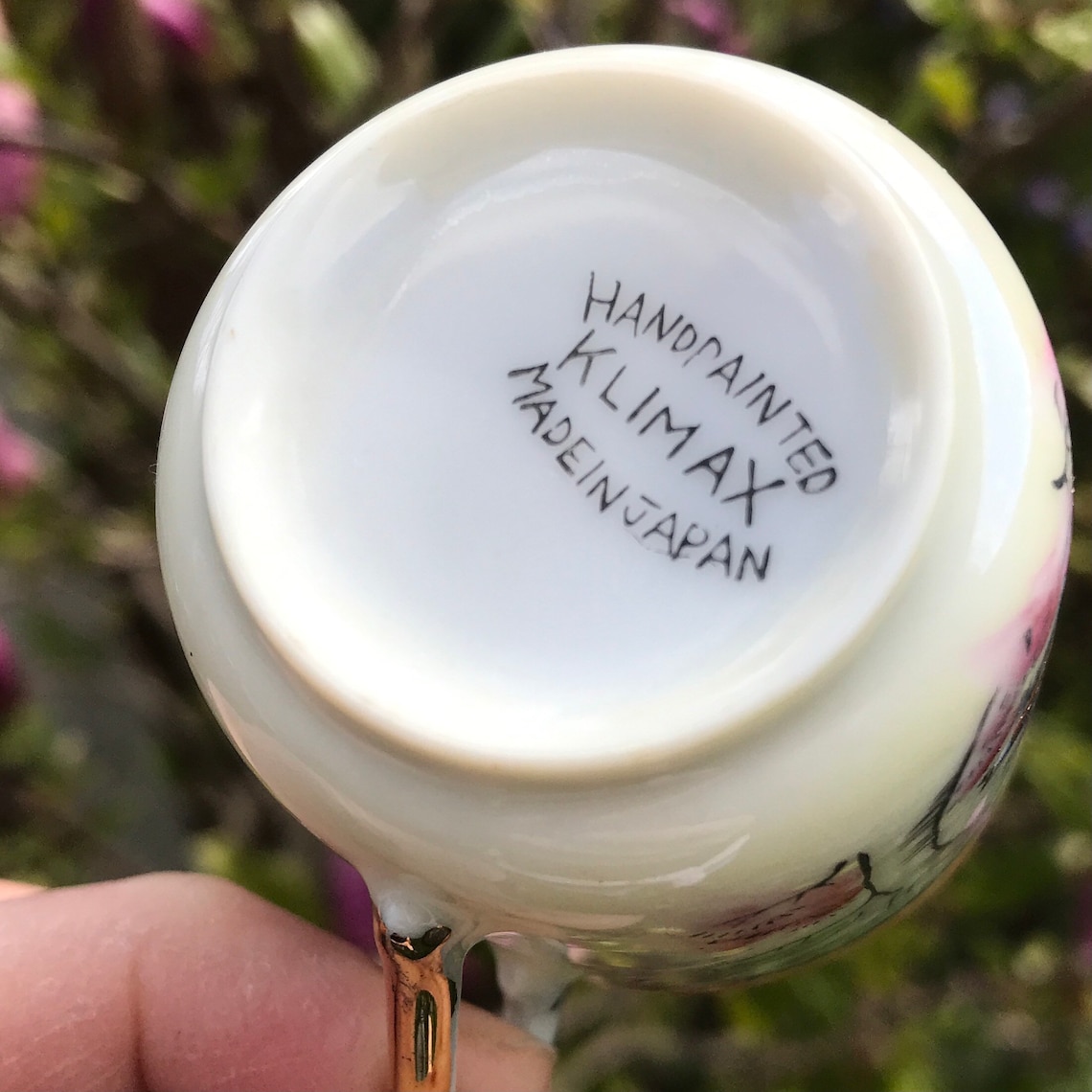 Japanese Tea Set Hand Painted Eggshell China Klimax Made in Etsy