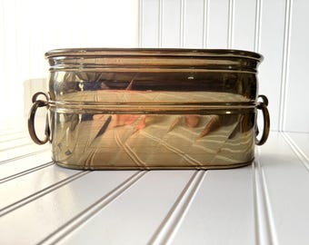 Vintage brass planter - 3 different sizes